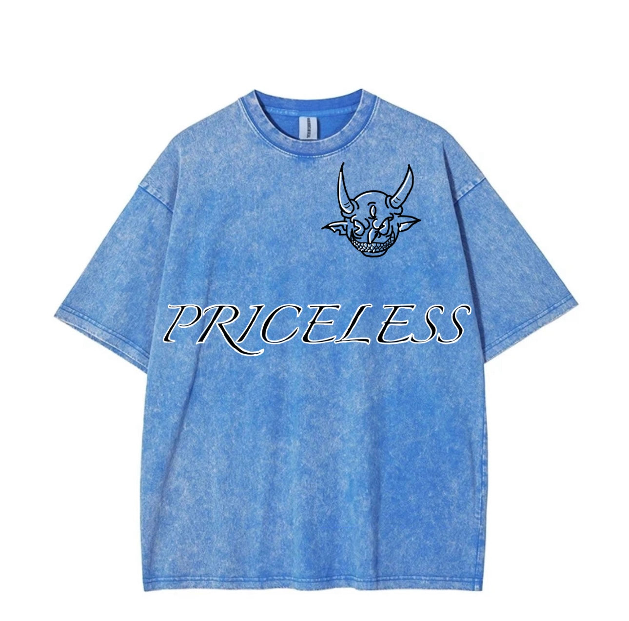 SKY BLUE PRICELESS T-SHIRT